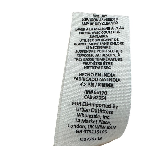 Free People Womens Wind Willow Embroidered Mini Dress Sz Small Cream Red Boho - Picture 11 of 11